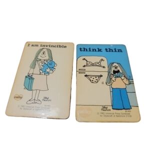 Cathy Comic Magnets Set Vintage Condition